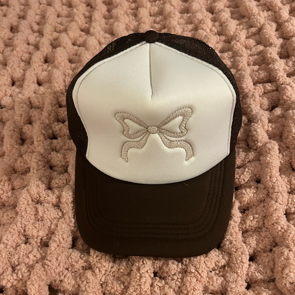 Sassy Cinnamon bow trucker hat